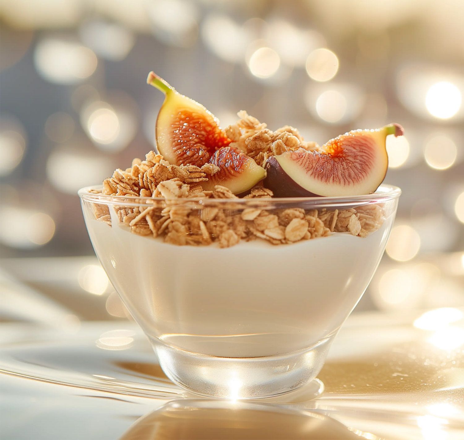 Glass Fruit Salad Bowl