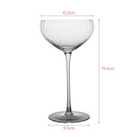 Luxury goblet cocktail glass