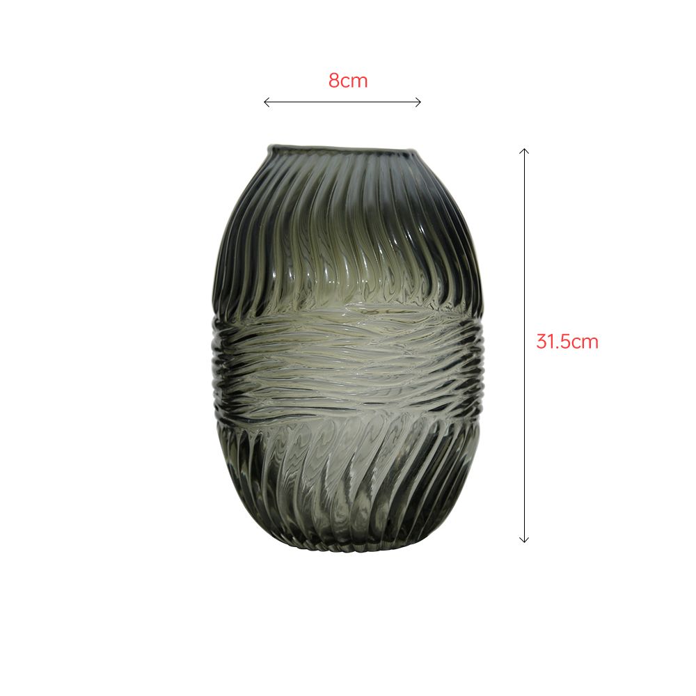 Wholesale cheap grey glass vase