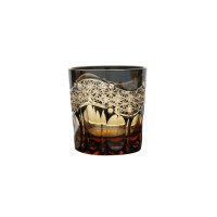 Luxury elegant whisky glass tumbler with auspicious feature design