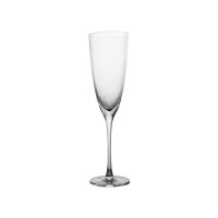 Mouth-blown champagne glass