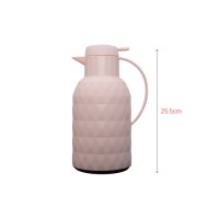 Pink special design thermo pitcher with diamond texture