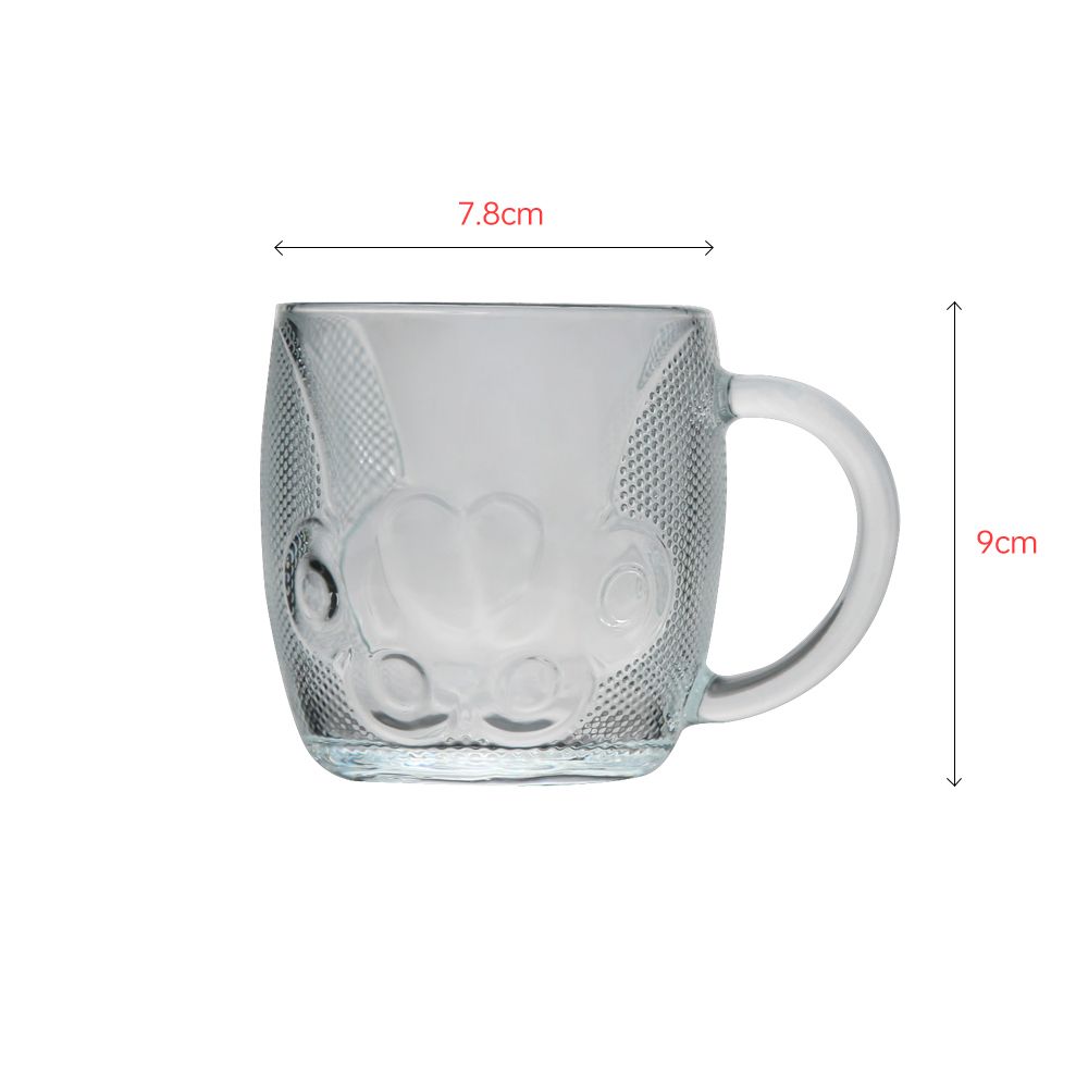 Clear Cat Paw Tumbler