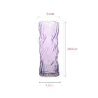 Wholesale cheap glass spraying color vase