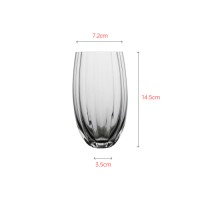 Luxury tumbler with special vertical line texture