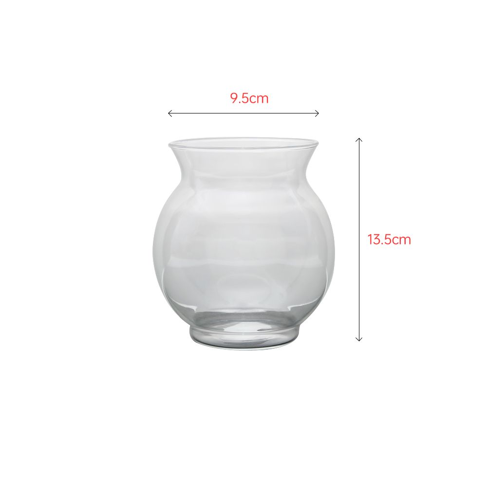 Wholesale factory price small glass small vase with unique shape design