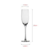 Crystal champagne glass regular design