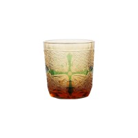 Luxury elegant whisky glass tumbler with classic shape design