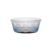 Ambor sunflower glass bowl with coloful bottom