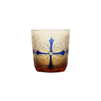 Luxury elegant whisky glass tumbler with classic shape design