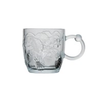 Clear Elegant Strawberry Glass Cup