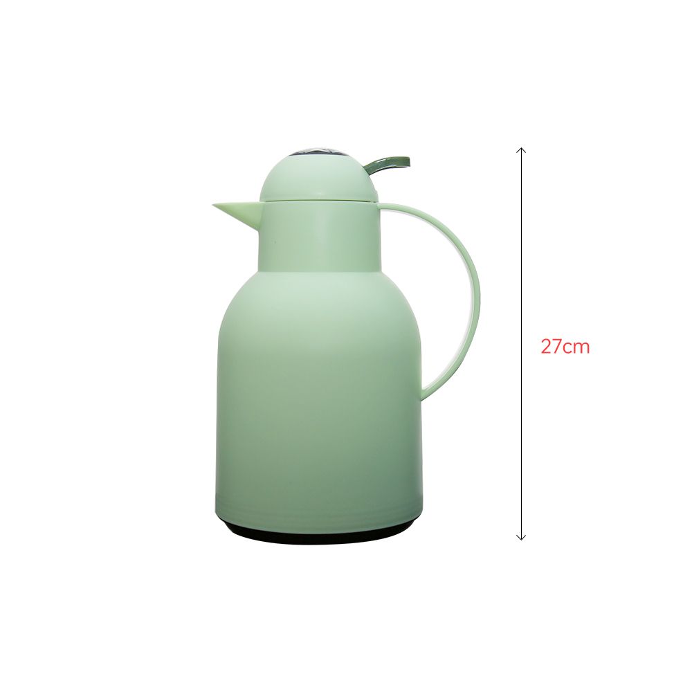 Green special design thermo pitcher with digital screen on top