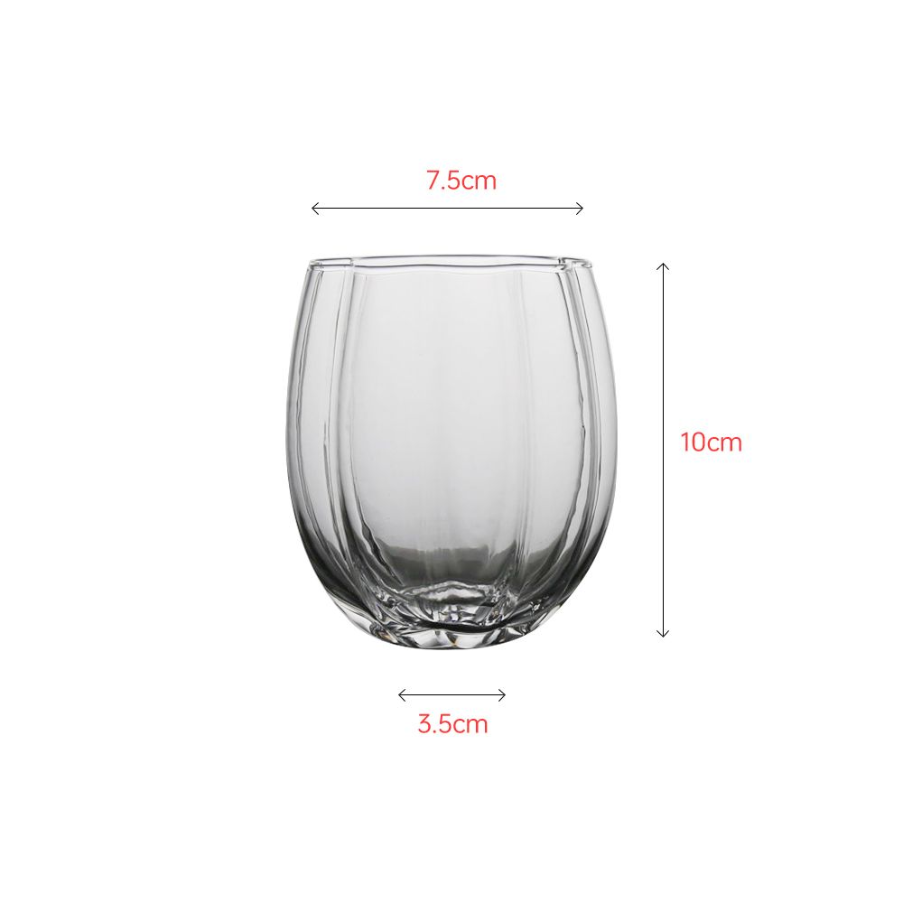 Luxury tumbler with special vertical line texture