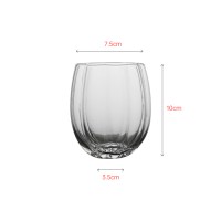 Luxury tumbler with special vertical line texture