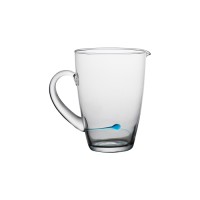 Tear from sea inspiration design glass cup with huge capacity