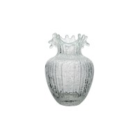 Luminous hand-made glass classic round shape vase decoration gift