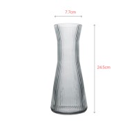 Water bottle with unique vertical texture design