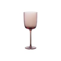 Elegant wine glass with unique spraying pink color technique