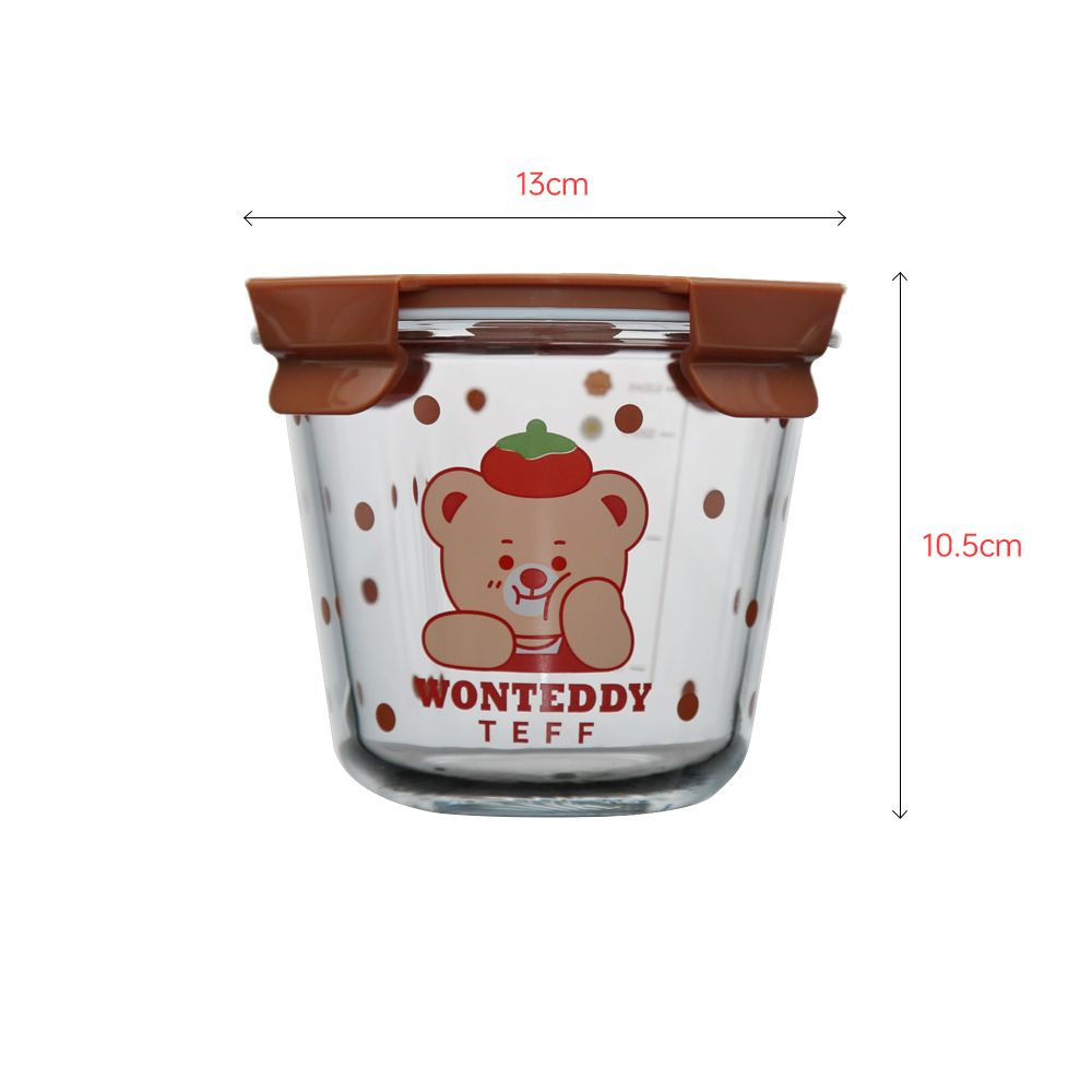 Teddy Bear Heat-resistant Fresh-keeping Bowl