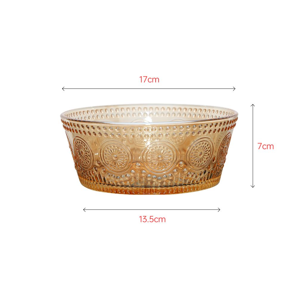 Ambor sunflower glass bowl