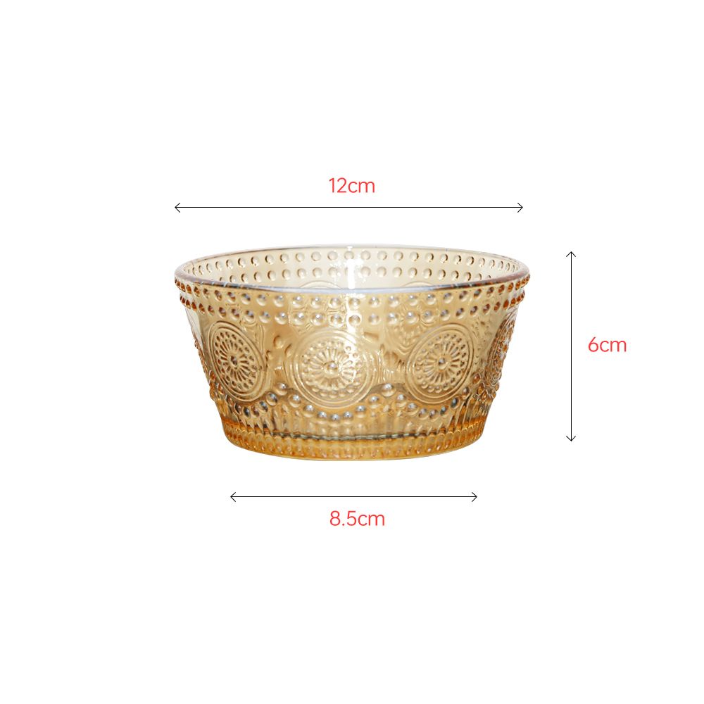 Ambor sunflower glass bowl