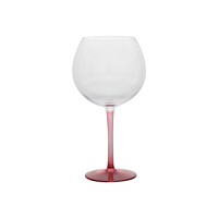 Mouth-blown unique ballon wine glass goblet