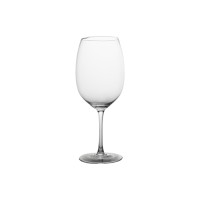 Clear Crystal mouth-blown white wine glass goblet