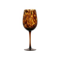 Modern and contemporary colored glass wine glass