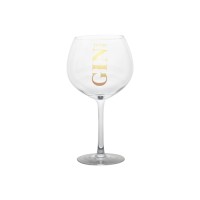 Mouth-blown unique Gintonic ballon wine glass goblet