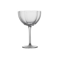 Luxury goblet cocktail glass with unique flower shape design