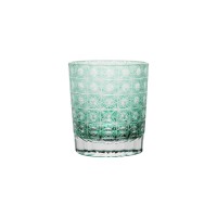 Luxury elegant whisky glass tumbler with sparkle shape design