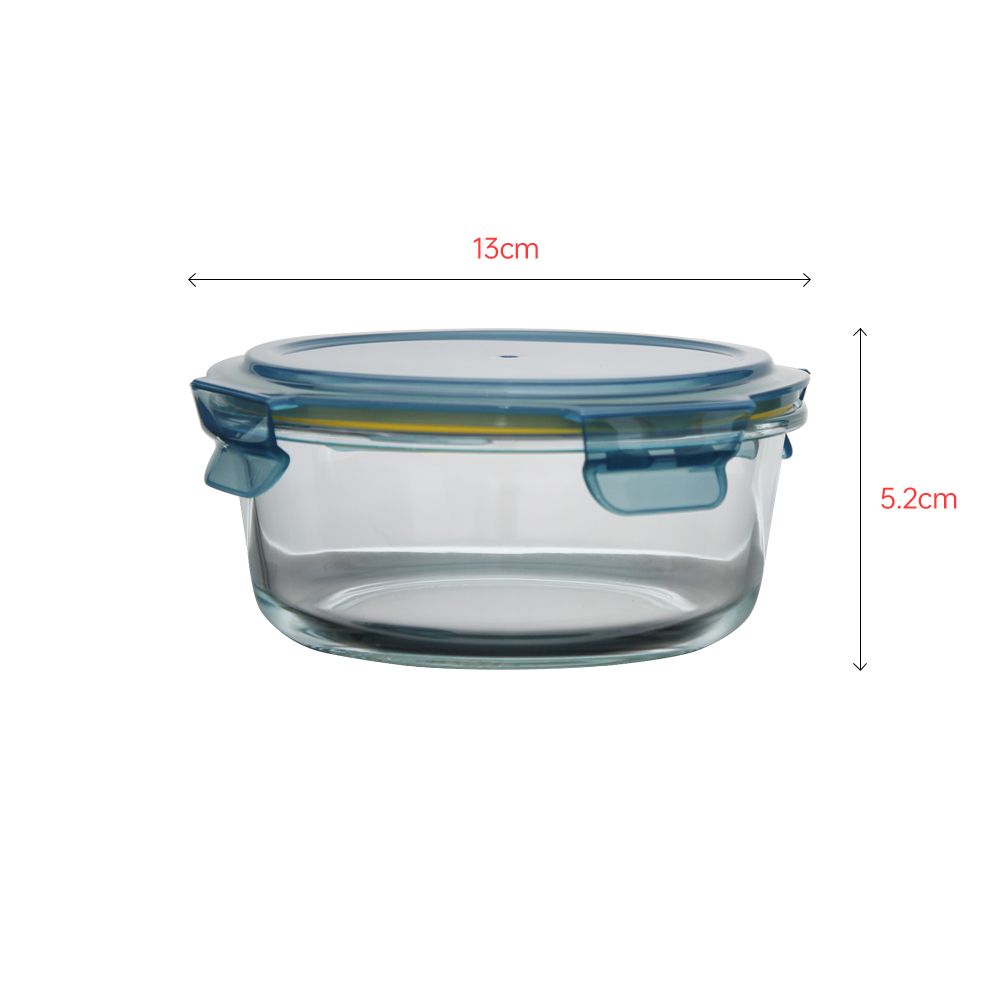 Reusable Borosilicate Round Storage Lunchbox